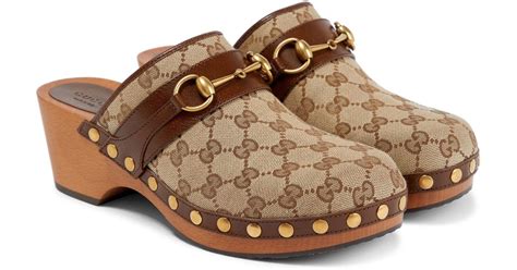 brown gucci clogs|gucci slippers expensive.